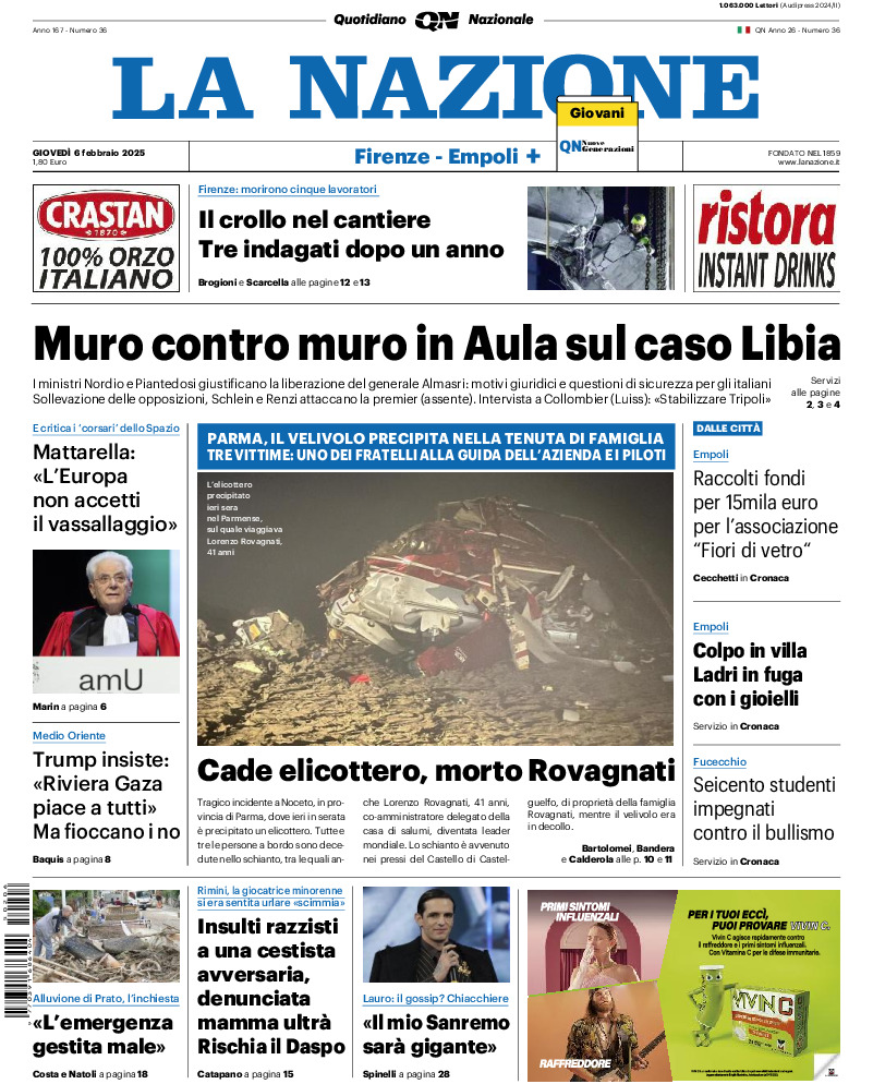 Prima-pagina-la nazione-edizione-di-oggi-20250206